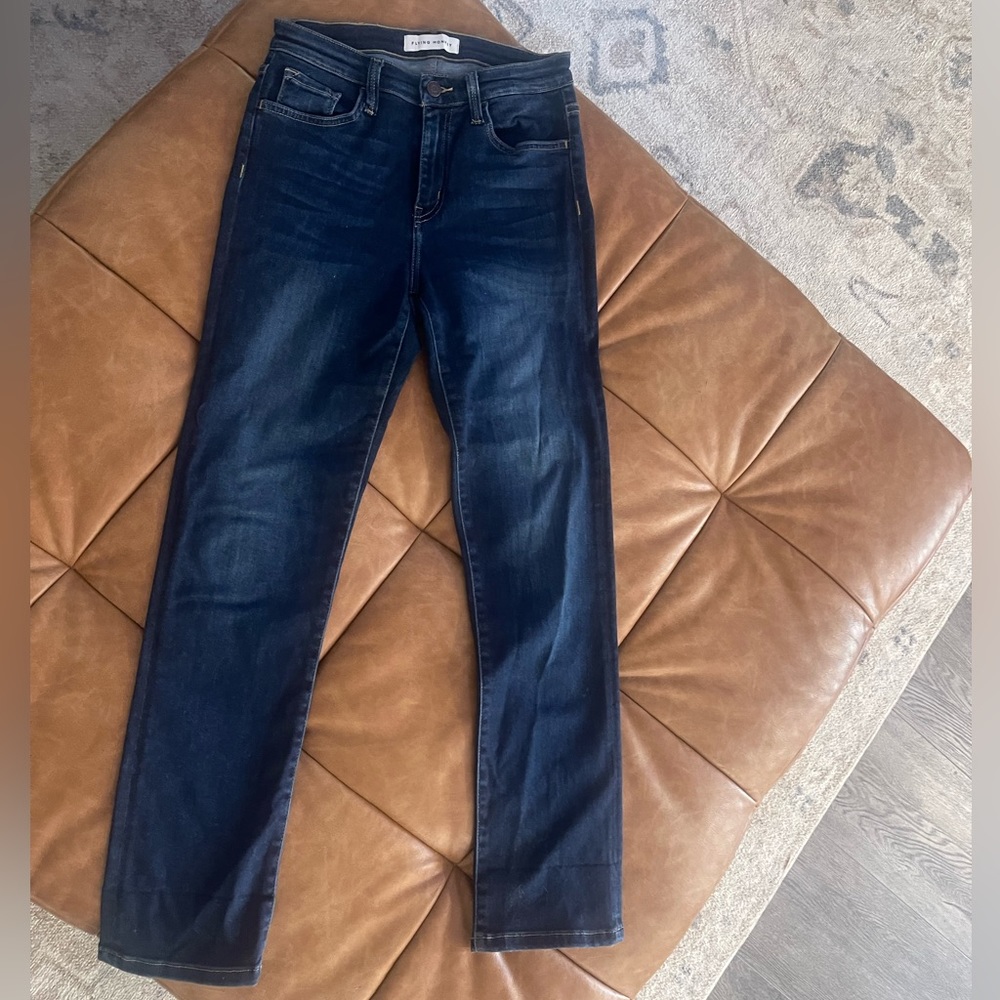 Flying monkey High Rise Skinny Stretch Jean; more of a cigarette style Jean